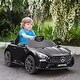 preview thumbnail 8 of 9, Licensed Mercedes-Benz AMG GTR 12V Kids Ride-On Car with Remote Control, Music, Lights, and 3 Speeds for Ages 3-6 - Black
