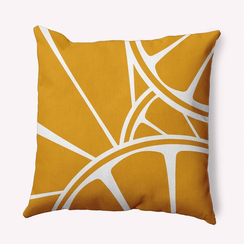 Fruit Wedges Decorative Throw Pillow - 18" x 18" - Mango