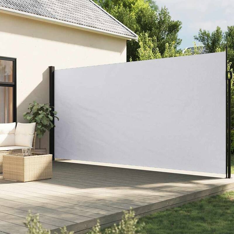 vidaXL Retractable Side Awning Patio Sun Shade Freestanding Privacy Screen