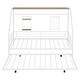 preview thumbnail 18 of 21, Twin Size Metal House Bed with Trundle