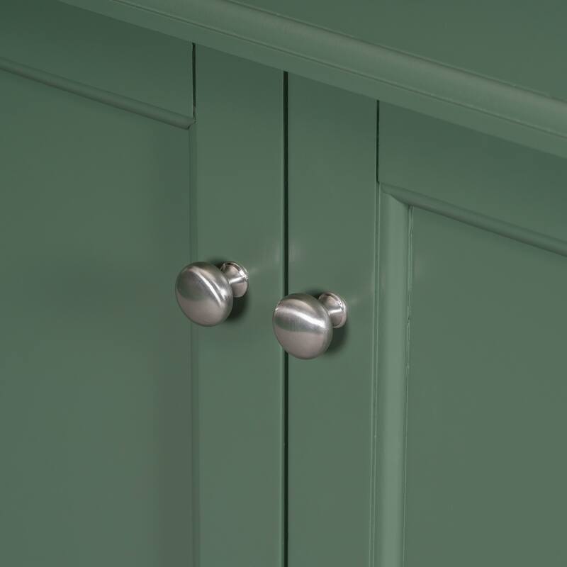 24'' Bathroom Vanity with Top Sink, 2-Tier Modern Bathroom Storage Cabinet