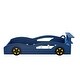 preview thumbnail 12 of 19, Vibrant Race Car Bed for Teens - Twin Platform Bed with Storage Rack, Safety Rails, Easy Assembly