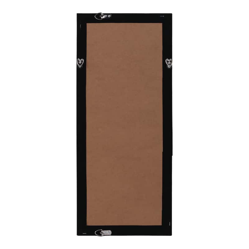 Stone Canvas Art Wall Decor with Modern Geometric Pattern - 28" Brown