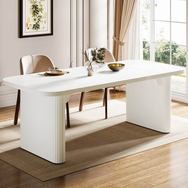 Wood Dining Table, Modern Kitchen Table, Dining Room Accent Table