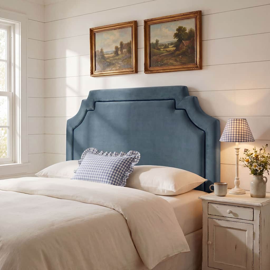 Magnolia Stain-Resistant Performance Velvet Headboard