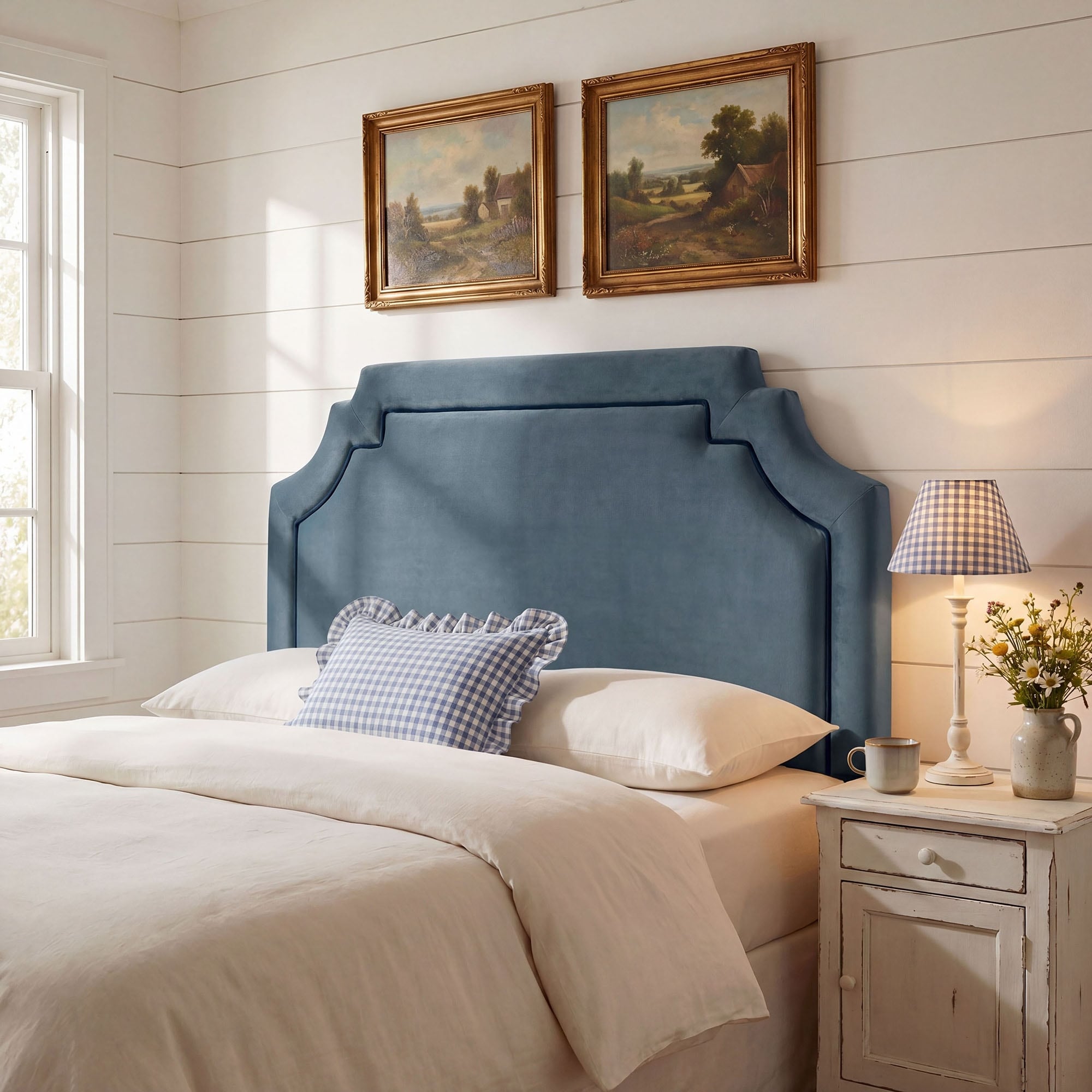 Magnolia Stain-Resistant Performance Velvet Headboard