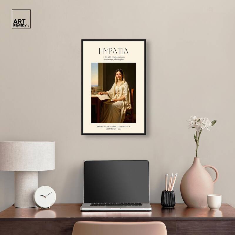 Philosopher of Alexandria Canvas by Art Remedy