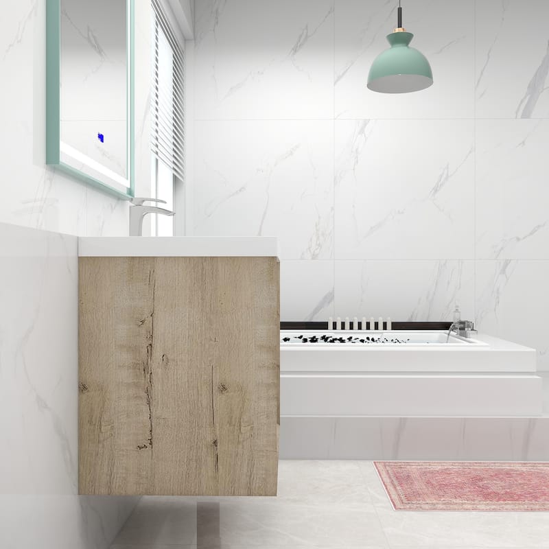 Selina 30" Wall Mounted Vanity with Single Sink - 30