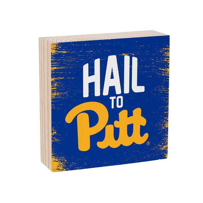 University of Pittsburgh Wooden Tabletop Mantel Shelf Sign