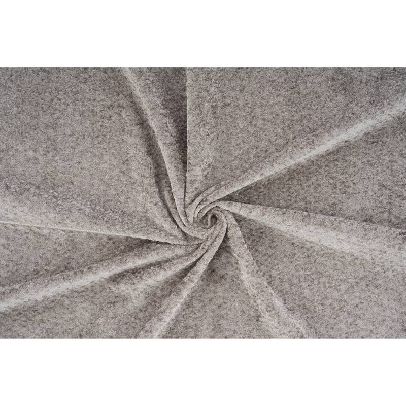 Chenille Single Sofa Chair Chaise Lounge with Phone Holder, Upholstered Recliner Sleeper Sofa Bed for Living Room