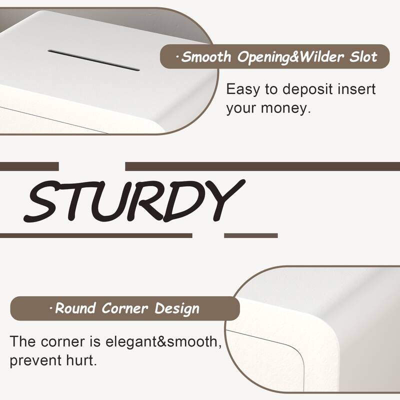 Secure Safe With Key, 0.23 Cubic Feet Small Safe, Mini Storage Cabinet