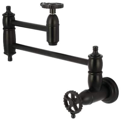 Kingston Brass KS310.CG Fuller 3.8 GPM Wall Mounted Single Hole Pot