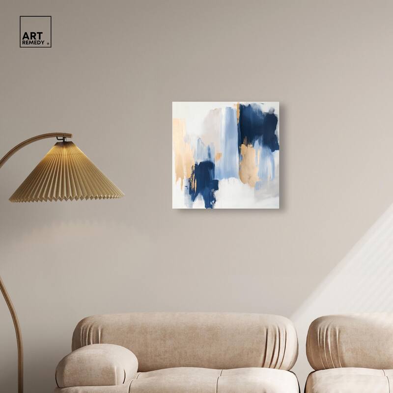 Tranquil Blue Depths I Canvas by Art Remedy, Gallery Wrapped