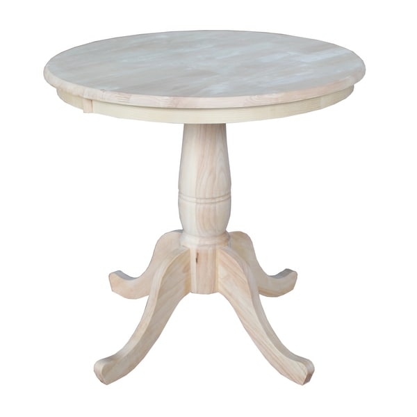 International Concepts 30-inch Round Pedestal Table. Opens flyout.