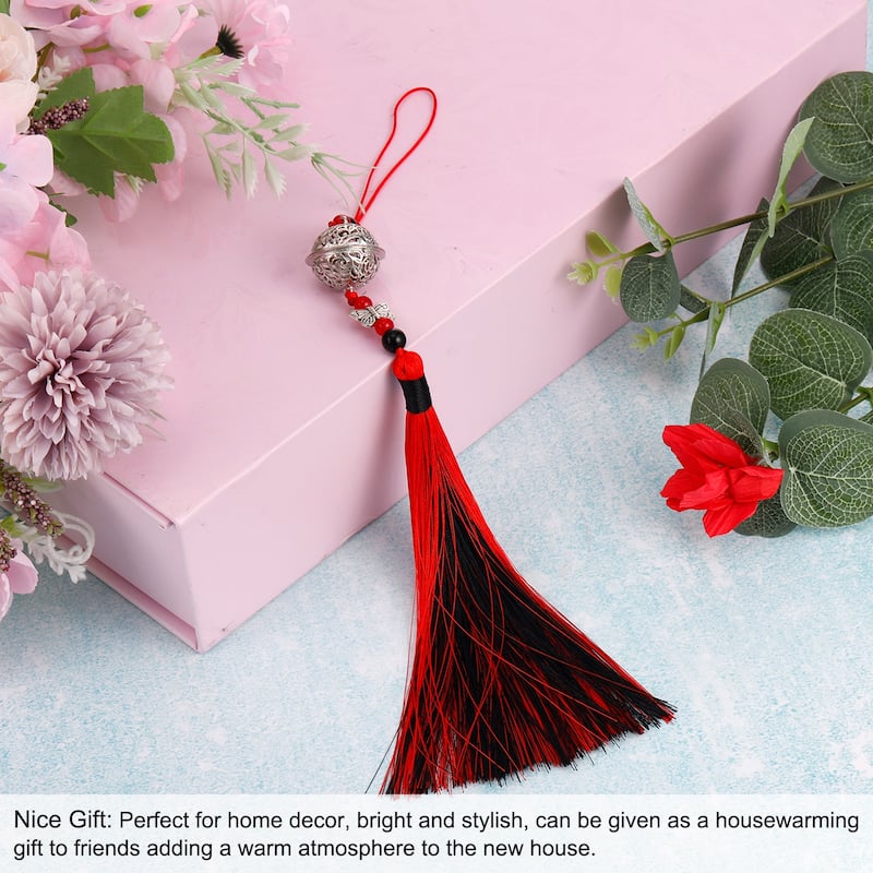 1Pcs 31cm/12.2" Pendants with Tassels, Classic Bells Tassel Pendant