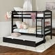 preview thumbnail 49 of 79, Walker Edison Solid Wood Twin Size Bunk Bed with Trundle