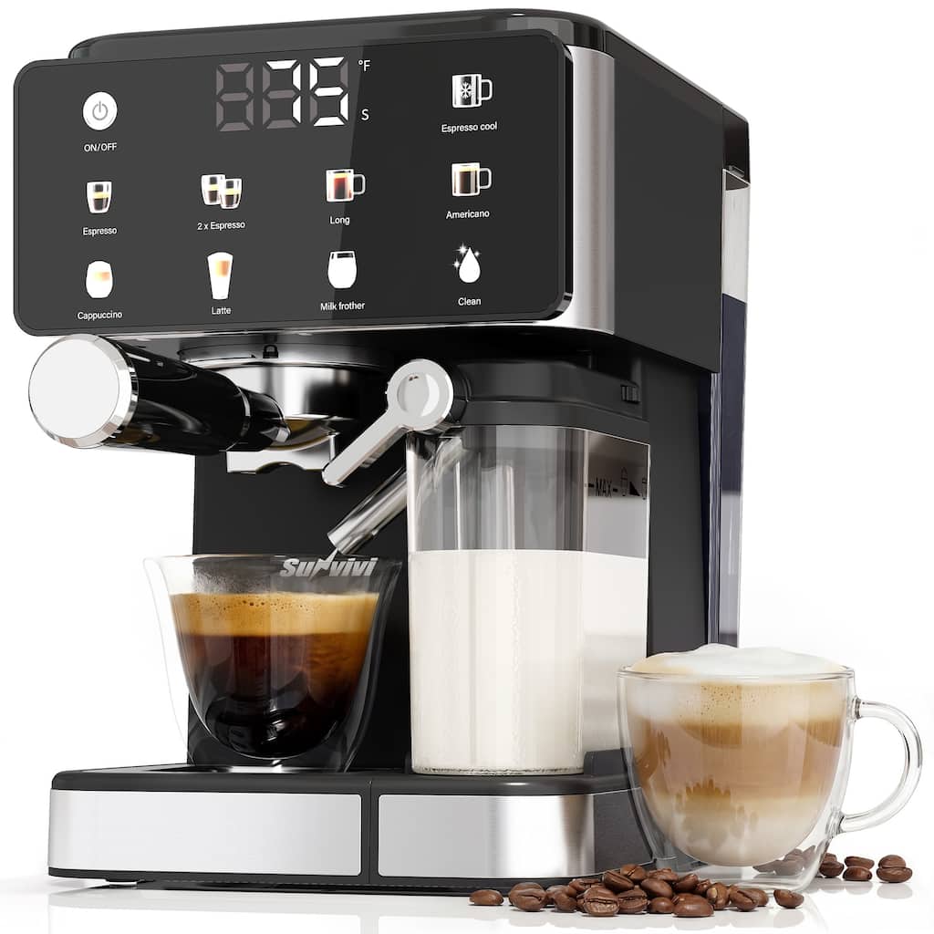 Espresso Machine & Iced Coffee Maker with Cold Brew, Self-Clean