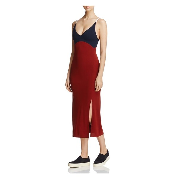 dkny orange dress
