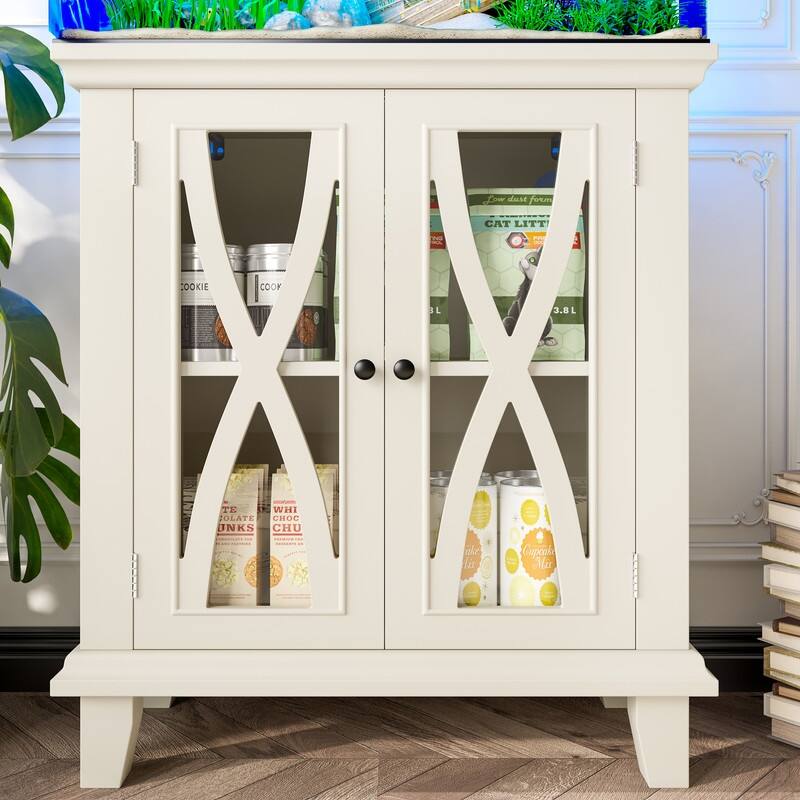 Farmhouse Aquarium Stand with Charging Station, 20 Gallon Tank Cabinet & Reptile Habitat Furniture