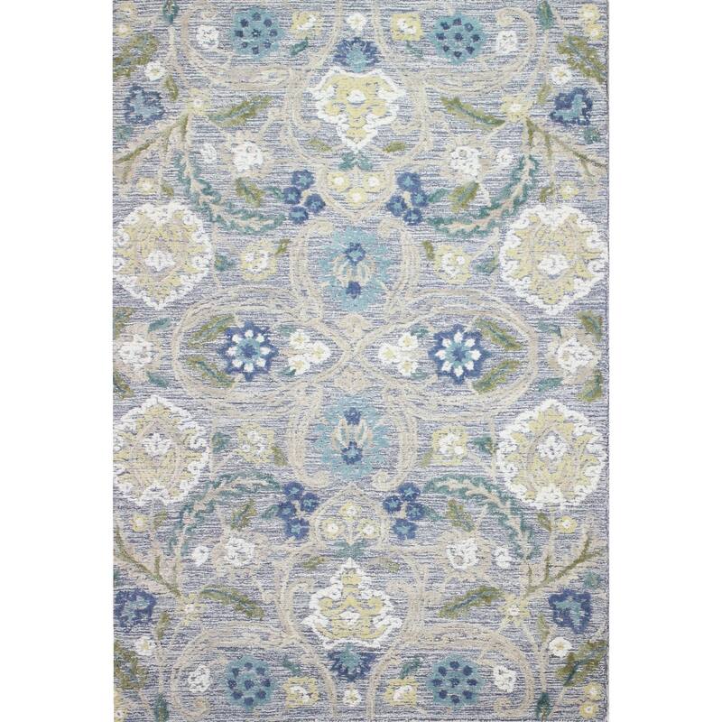 Bashian Natalee Slate Transitional Area Rug