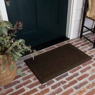 Mohawk Home Dots Impressions Chestnut Durable Door Mat, 3'X4', Tan