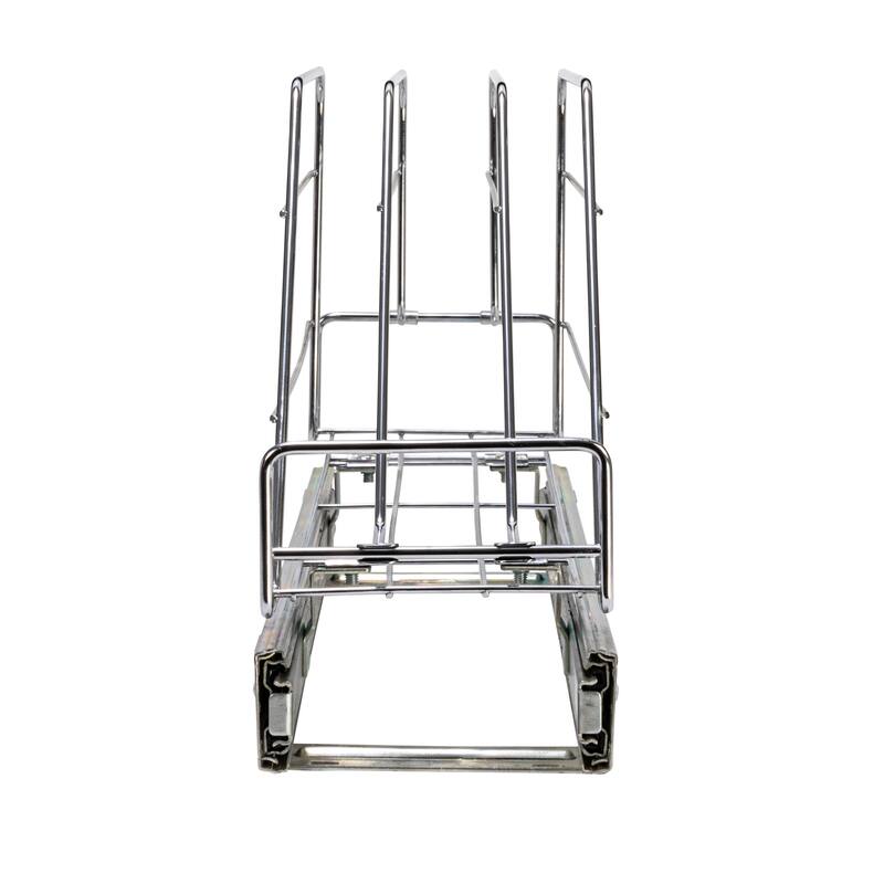 Household Essentials Chrome-Plated Steel Storage Organizer