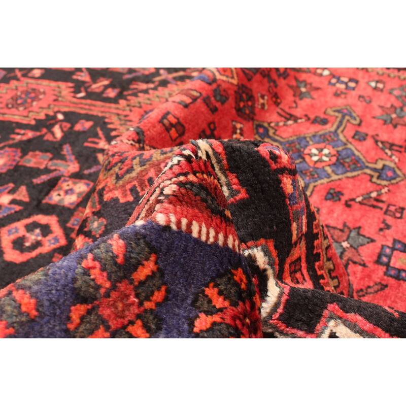 ECARPETGALLERY Hand-knotted Anadol Black Wool Rug - 4'7 x 7'4