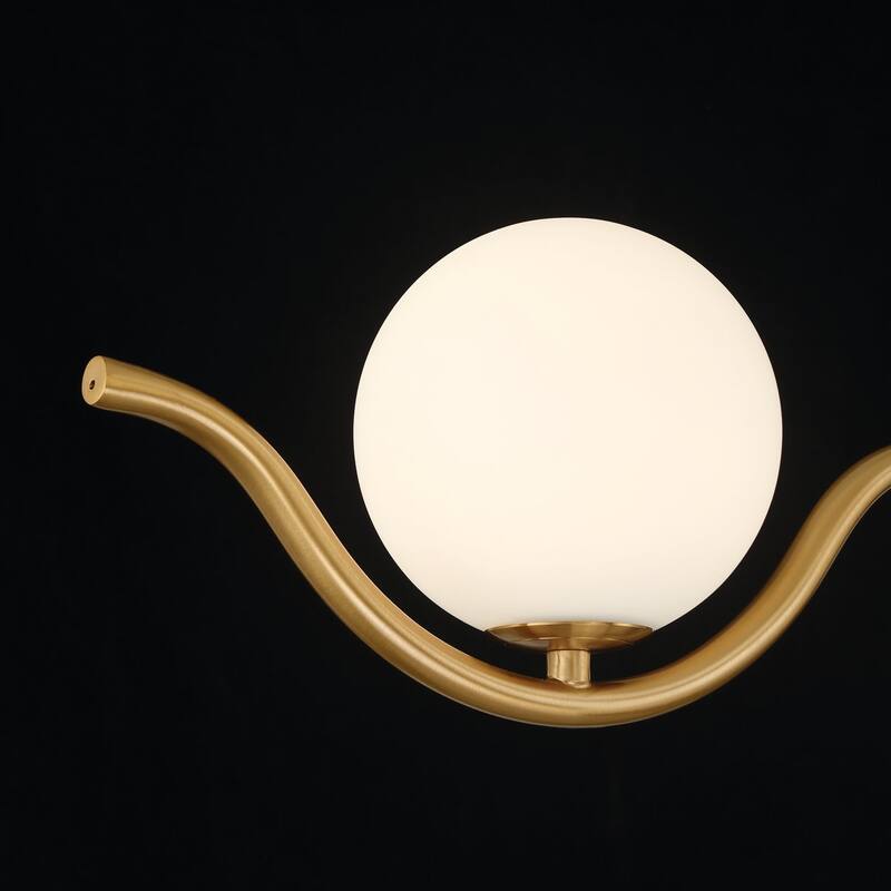 Acroma 4 - Light Dimmable Brushed Gold Chandelier