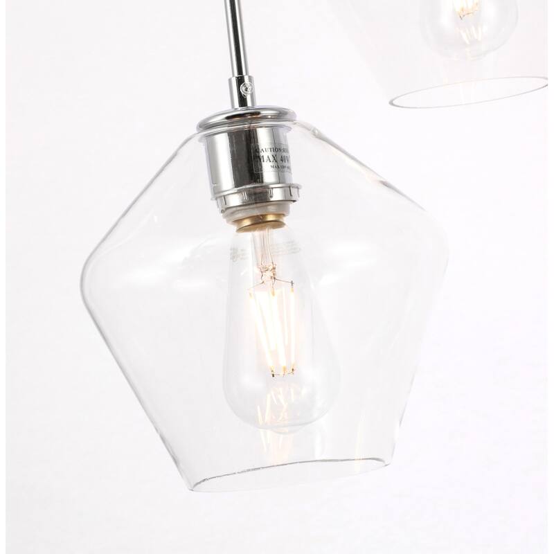 Gerald 3-Light Glass Pendant