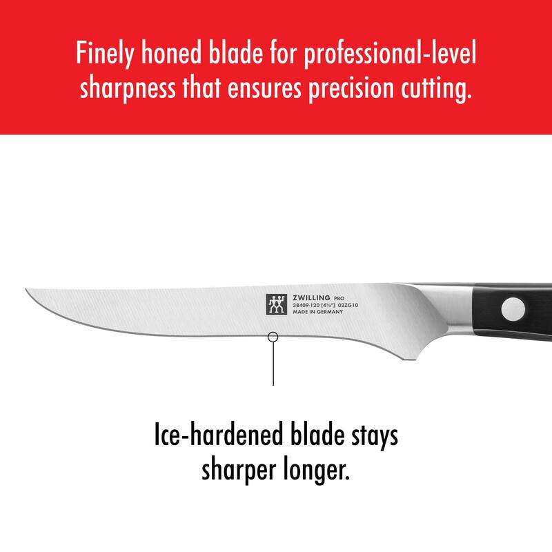ZWILLING Pro 4.5-inch Steak Knife - Black/Stainless Steel