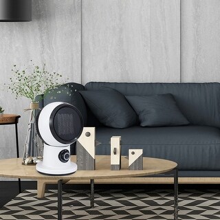 Portable Electric Space Heater 1500W Small Desk Heater Fan with 3 Heat Modes Setting
