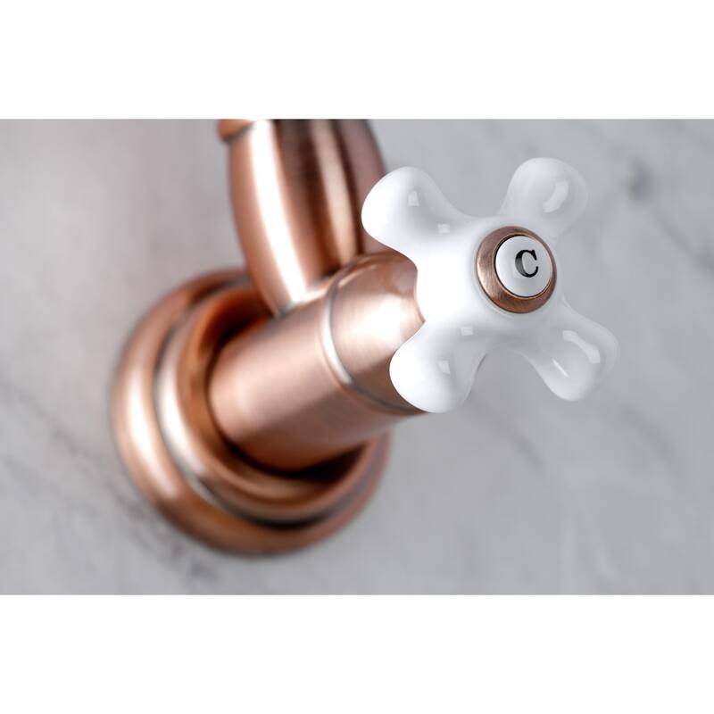 Kingston Brass Restoration Wall Mounted Pot Filler Faucet