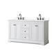 Option White / White Quartz Top / Matte Black Hardware
