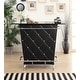 preview thumbnail 1 of 10, Furniture of America Mine Contemporary 47-inch Wide Faux Leather Tufted Bar Table