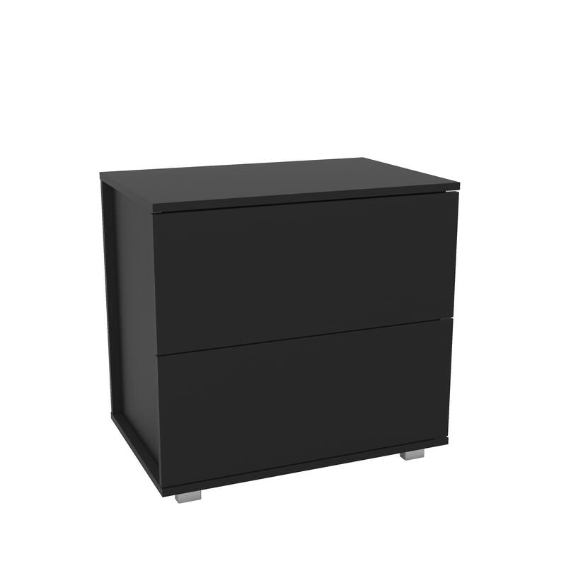 Polifurniture Madison Modern 2 Drawer Nightstand
