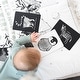 preview thumbnail 4 of 3, Wee Gallery Newborn Gift Set - Black and White