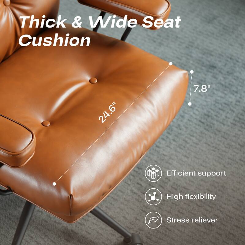 HOOOWOOO Ergonomic High Back Office Chair Adjustable Swivel Task Chair