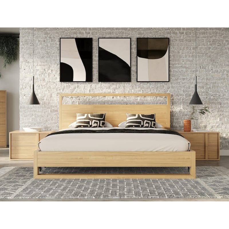 Nova Domus Berlin Modern Natural Oak Bed