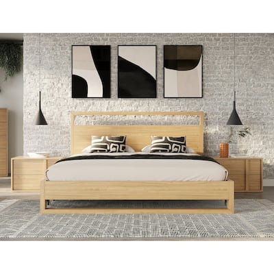 Nova Domus Berlin Modern Natural Oak Bed