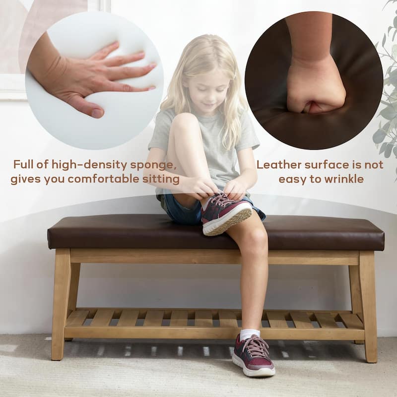 Entryway Shoe Bench Storage Bench Upholstered Bench