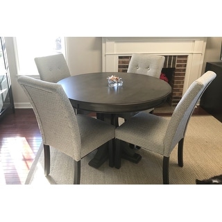 Madison Park Signature Helena Grey Round Dining Table Dia 45 Madison Park Signature Helena Grey Round Dining Table Dia 45