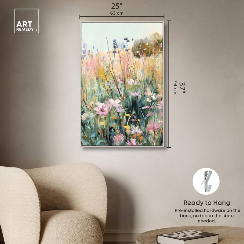 Floral Impressionism II Canvas by Art Remedy