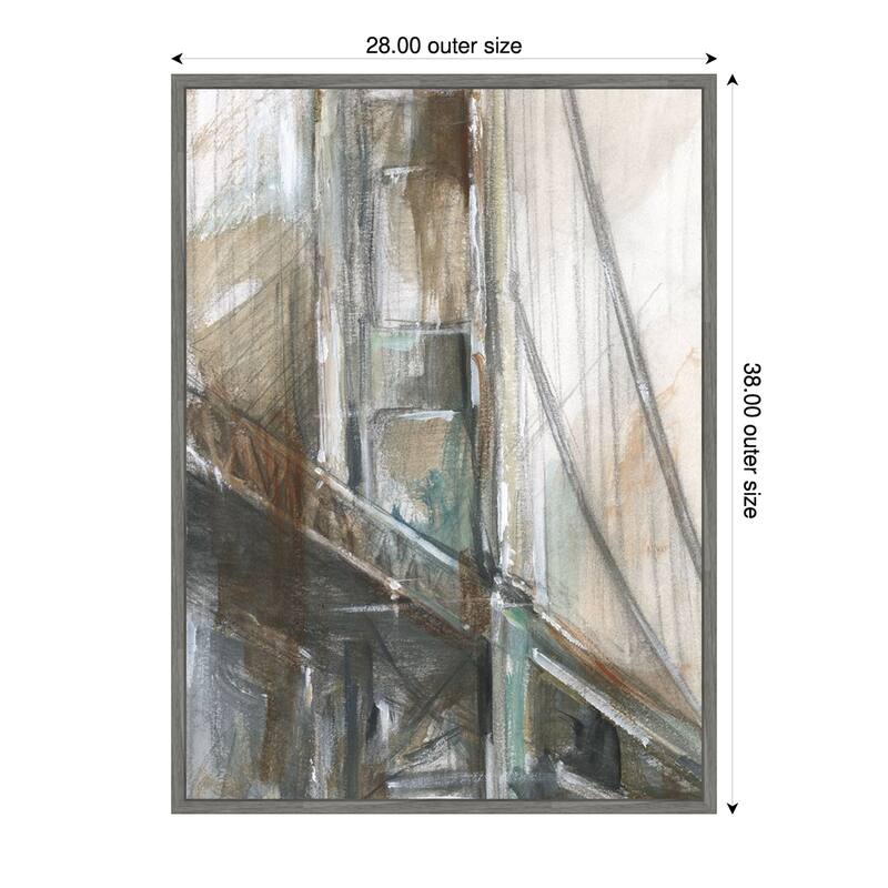 Icon of Architecture No. 2 by Ethan Harper (28 x 38 in.), Framed Canvas Wall Art Print