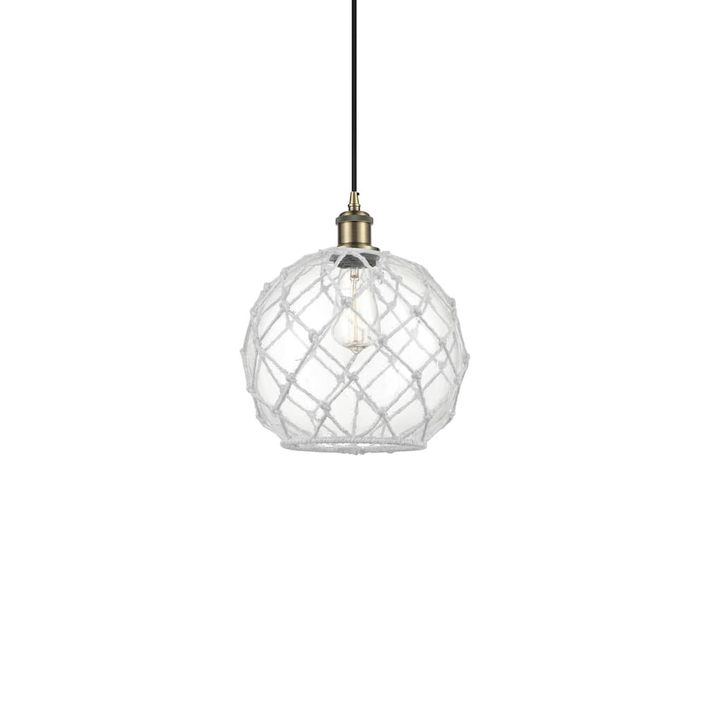 Innovations Lighting 516-1P-12-10 Farmhouse Rope Pendant Farmhouse