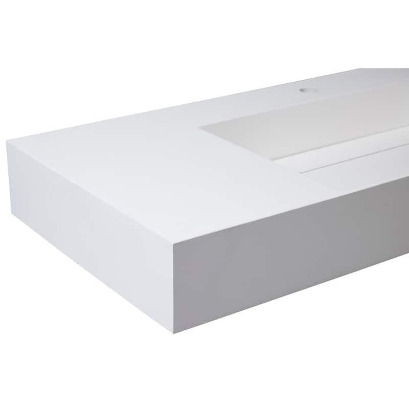 Amelia 36" - 72" Solid Surface Bathroom Vanity Top