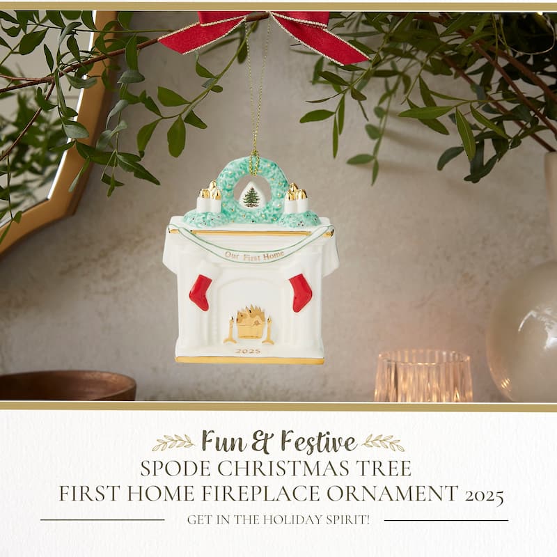 Spode First Home Fireplace Ornament 2025