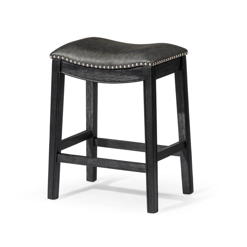 Maven Lane Adrien Saddle Kitchen Dining Stool
