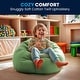 preview thumbnail 110 of 191, Small Refillable Bean Bag Chair for Kids and Teens
