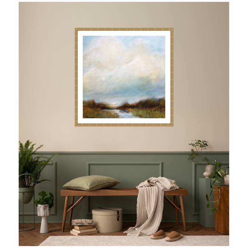 Kate and Laurel Tranquility by Mary Sparrow Framed Wall Art Print