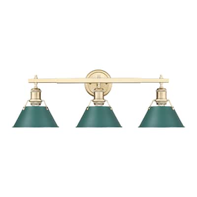 Golden Lighting 3306-BA3 BCB Orwell 3 Light 27" Wide Vanity Light